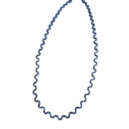 Necklace stable wave  white