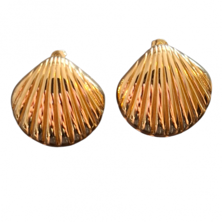 Shell Earrings yellow