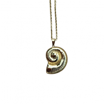 Round Shell Necklace yellow
