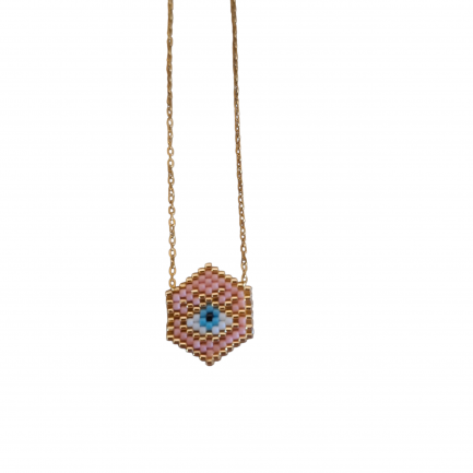 Necklace  Pink eye